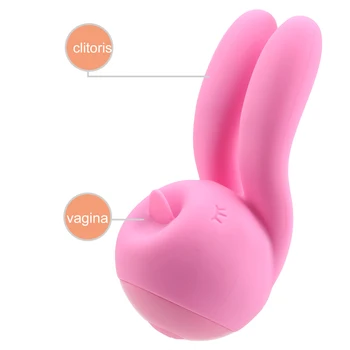 3 Motorer Sexet Kanin Slikning Vibratorer Til Kvinder Klitoris Stimulator Skeden Massage Anal Plug Masturbator Sex Legetøj Tungen Erotisk