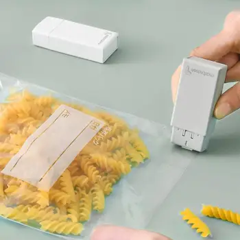 Bærbare Mini-Sealer Maskine Mad, Snacks Plastpose Forsegling Opbevaring Sugeposen Husholdning Emballage Maskine Køkken Tilbehør