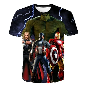 Super-Helten Hulk - Spiderman T-Shirt Børn, Drenge Tøj Sommeren Korte Ærmer Piger Tops Tees Børn Tøj Kid Pige T-Shirts Dreng
