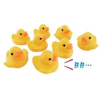 Sjov 10STK Klemme Kalder Gummi Ducky Duckie Baby Shower, Fødselsdag Favoriserer Nyfødte Dreng Pige Legetøj til Børnene Vand at Spille Spil