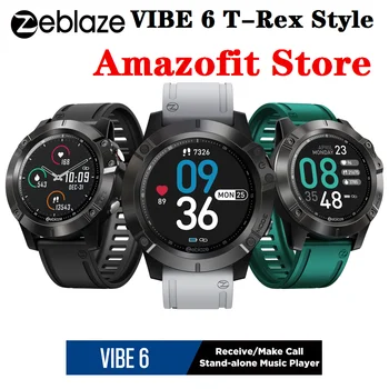 Amazofit Store Globale Version Zeblaze VIBE6 Udendørs Smartwatch Liv Vandtæt 25 dages batterilevetid 300mAh Til Android, IOS Telefon