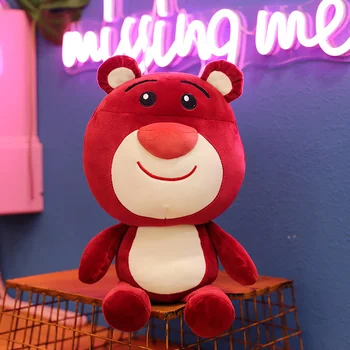 30cm 45cm Disney Toy Story Jordbær Bear Bamser Tegnefilm Toy Store Pink Forsynet med Udstoppede Dukker Bløde Dyr Dukke Legetøj Børn Gaver