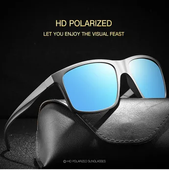 2020 Vintage mandlige brand design polariserede solbriller til unisex-kørsel udendørs sports-spejle mandlige anti-UV, anti-reflekterende briller