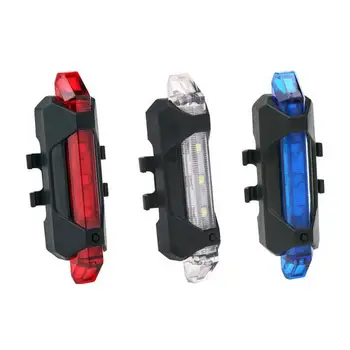 LED Cykel Lys Vandtæt Bageste baglygte USB-Genopladelige Mountain Bike Cykling Lys Sikkerhed Advarsel Lys Cykel Tilbehør