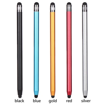 1PC Dual-hoved Universal Touch Silikone Tips Kapacitiv Pen Stylus Touch Screen Tegning Pen Til Smartphone, Tablet-PC