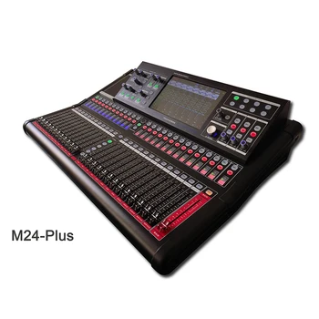 Paulkitson M24 Konsol Mixer Professionel sceneoptræden 34Channel Digital Mixer Optagelse Blanding DJ Lyd System