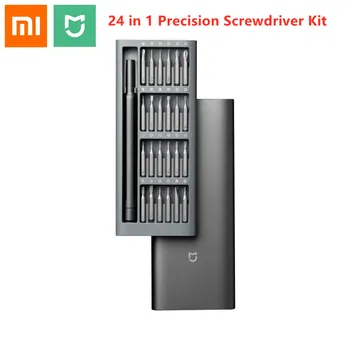 Original Xiaomi Mijia Daglig Brug Screwdrive Kit 24 i 1 Precision Magnetiske Bits Aluminium Max Skrue Driver Til Hjemmet Sæt