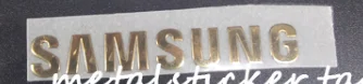 Metal logo klistermærke til Samsung Galaxy S3 s4 s5 metal mærkat 3.1X0.6 cm 1stk