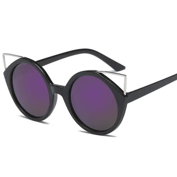 Cat Eye Solbriller Kvinder PC Frame Mode Belagt Skudt Briller Gader Dekoration Gafas Brillerne Internet Kendte Anbefale