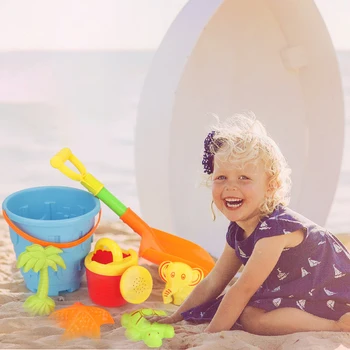 6-8stk/set Beach Toy ATV Sand Toy Spand, Skovl, Rive Sandbox-Sat Kit Sommer Legetøj Til Børn, Beach, Spille Spil, Legetøj Gaver