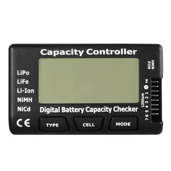 RC CellMeter-7 Digital Batteri-Kapacitet Checker LiPo Liv Li-ion Nicd-NiMH-Batteri Spænding Tester Kontrol CellMeter7