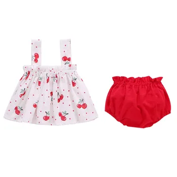2021 Nye Baby sommerkjole, der Passer til Baby Nyfødt Spædbarn Piger Tøj af Bomuld, der Udskrives for 0-24M Småbørn Kids Tøj Tøj
