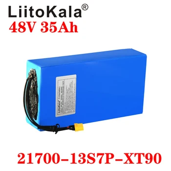 LiitoKala 48V 35ah 21700 5000mAh 13S7P ebike-batteri 20A BMS 48v batteri med Lithium-Batteri Til El-cykel, El-Scooter