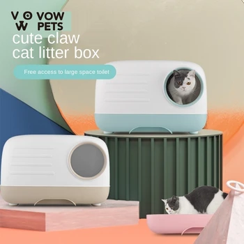 Cat Sand Basin Lukkede Luftrensning Toilet Skuffe Deodorant Er Velegnet til Alle Former For Størrelsen Cat Cat kattebakken LØFTE Kæledyr 2021