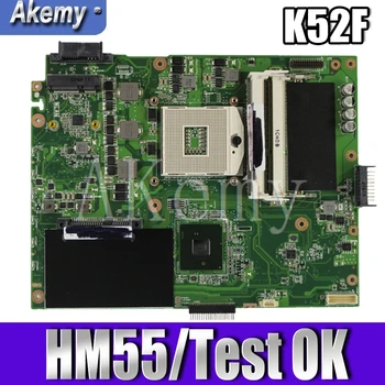 Akemy K52F bundkort Til Asus K52F X52F A52F laptop bundkort HM55 testet arbejde oprindelige bundkort