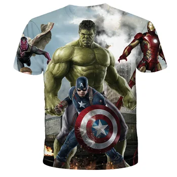 Super-Helten Hulk - T-Shirt Børn, Drenge Tøj Sommeren Ærmer Piger Tops Tees Børn Tøj Kid Pige T-Shirts Dreng Tilbud < Toppe og tees ~ www.linhardt.dk
